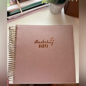 DaySpring Illustrating Spiral Bound  Bible Rose Gold | CSB
